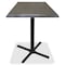 Holland Bar Stool Co 36" x 36" Charcoal, Indoor/Outdoor All-Season EnduroTop Table Top OD36SChar - alternate 3